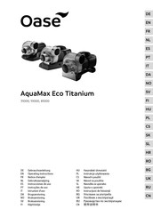 Oase AquaMax Eco Titanium 31000 Gebruiksaanwijzing