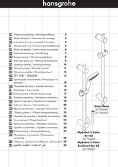 Hansgrohe Unica Reno 27706000 Gebruiksaanwijzing