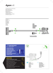 Dyson v6 total clean Gebruikershandleiding