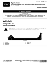 Toro 133-2807 Installatie-Instructies