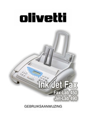 Olivetti Fax-Lab 450 Gebruiksaanwijzing