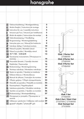 Hansgrohe Club 1 Porter Set 27584000 Gebruiksaanwijzing