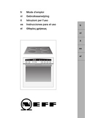 NEFF E 1541 Series Gebruiksaanwijzing