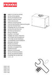 Franke FBFP A70 Installatie-Instructies