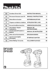 Makita DF332D Gebruiksaanwijzing