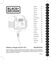 Black & Decker BXAE00021 Gebruiksaanwijzing