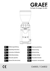 Graef CM802 Gebruiksaanwijzing