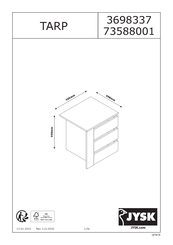 Jysk TARP 73588001 Handleiding