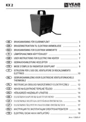 VEAB KX 2 Gebruiksaanwijzing