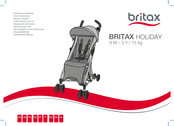 Britax HOLIDAY Gebruiksaanwijzing