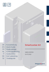 Simons Voss Technologies SmartLocker AX Korte Handleiding