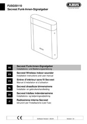 Abus FUSG50110 Installatie- En Gebruikershandleiding