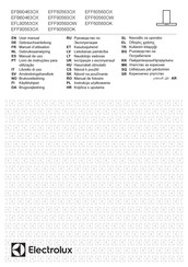 Electrolux EFF90560OX Gebruiksaanwijzing