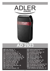 Adler europe AD 2923 Handleiding