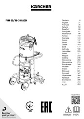 Kärcher IVM 60/36-3 H ACD Oorspronkelijke Gebruiksaanwijzing