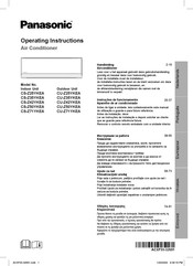 Panasonic CU-Z35YKEA Handleiding