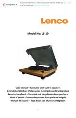 LENCO LS-10 Gebruikshandleiding