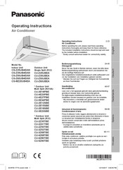 Panasonic CU-2E12SBE Handleiding