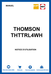 THOMSON THTTRL4WH Handleiding