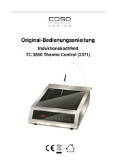 CASO DESIGN TC 3500 Thermo Control Originele Gebruiksaanwijzing