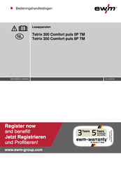 EWM Tetrix 300 Comfort puls 5P TM Bedieningshandleidingen