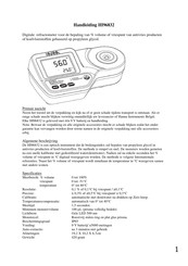 Hanna Instruments HI 96832 Handleiding