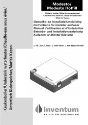 Inventum Modesto Installatiehandleiding