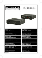 König Electronic KN-HDMICON26 Gebruiksaanwijzing