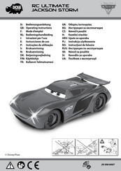 DICKIE TOYS RC ULTIMATE JACKSON STORM Bedieningshandleiding