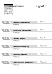 HumanTechnik signolux A-2675-0 Gebruiksaanwijzing