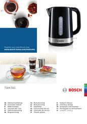 Bosch TWK7403 Gebruiksaanwijzing