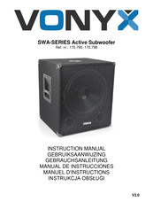 Vonyx SWA Series Gebruiksaanwijzing