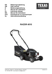 Texas RAZOR 4010 Gebruikershandleiding