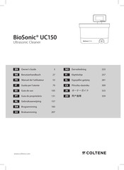 Coltene BioSonic UC150 Gebruiksaanwijzing