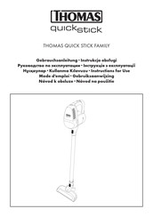 Thomas QUICK STICK FAMILY Gebruiksaanwijzing