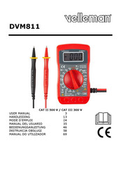 Velleman DVM811 Handleiding