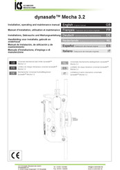 ICS Schneider Messtechnik dynasafe Mecha 3.2 Handleiding Voor Installatie, Gebruik En Onderhoud