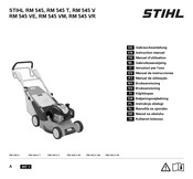 Stihl RM 545 VR Gebruiksaanwijzing