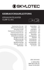 SKYLOTEC CLAW CL-001 Gebruiksaanwijzing