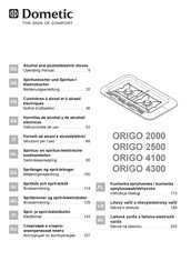 Dometic ORIGO 2000 Gebruiksaanwijzing