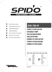 SPIDO VCD-750-PI Originele Handleiding