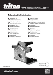 Triton TTS185KIT Handleiding En Veiligheidsvoorschriften