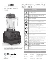 Vitamix EXPLORIAN Series Handleiding