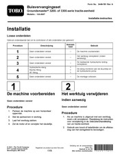 Toro Groundsmaster 3300 Series Installatie-Instructies