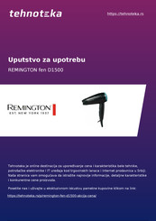 Remington D1500 Handleiding