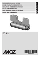 MCZ KIT AIR Handleiding Voor Installatie En Gebruik