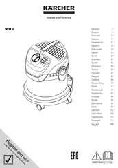 Kärcher WD 2 Handleiding