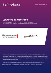 Remington Pro-Luxe CI9132 Handleiding