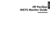 HP Pavilion MX75 Handleiding