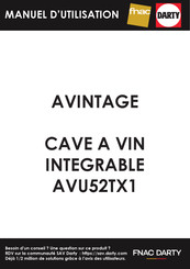 Avintage AVU51TB1 Handleiding